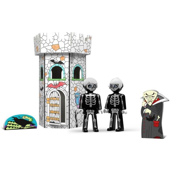 Igráček Strašidelný hrad – kreativní set s pohádkou