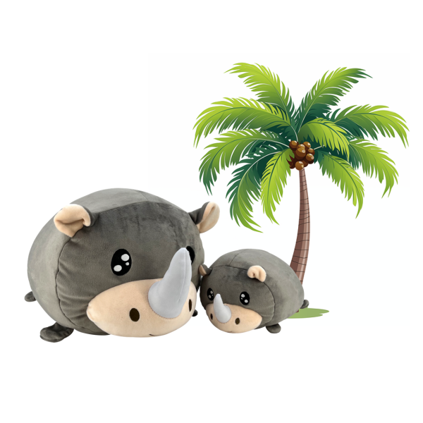 Magic Baby Nosorožec – plyšová hračka 40 cm