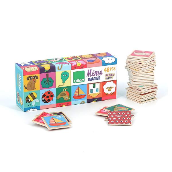 Vilac Dřevěné pexeso zvířátka na farmě (obrázek 3)