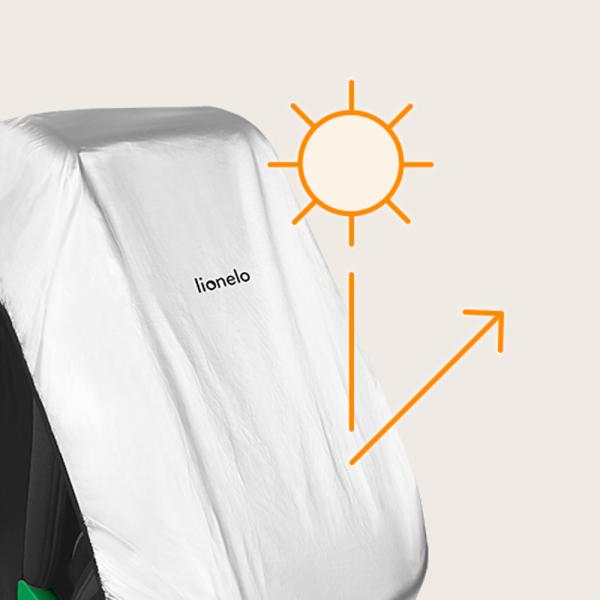LIONELO Potah na autosedačku ThermalCover Silver