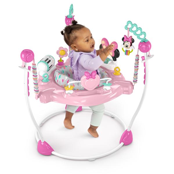 DISNEY BABY Skákadlo/aktivní centrum 2v1 Minnie Mouse Forever Besties 6m+ do 11 kg (obrázek 3)