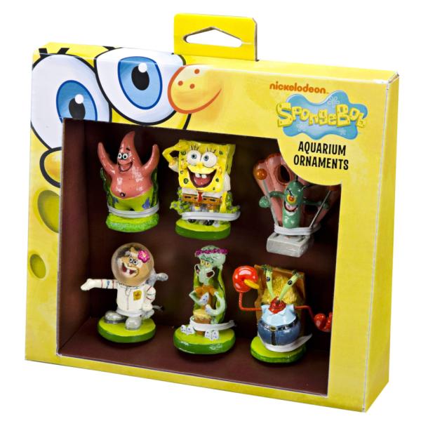 SpongeBob sada 6 dekorácií do akvária