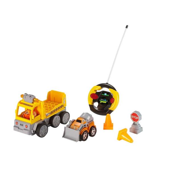 Autíčko REVELL 23003 JUNIOR - Tow Loader with excavator - 40 MHz