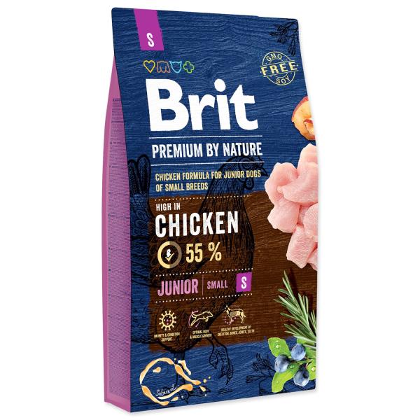 Krmivo Brit Premium by Nature Junior S 8kg