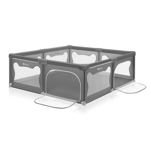LIONELO Ohrádka pro děti Willow XL Grey Concrete 187 x 207 cm (obrázek 3)