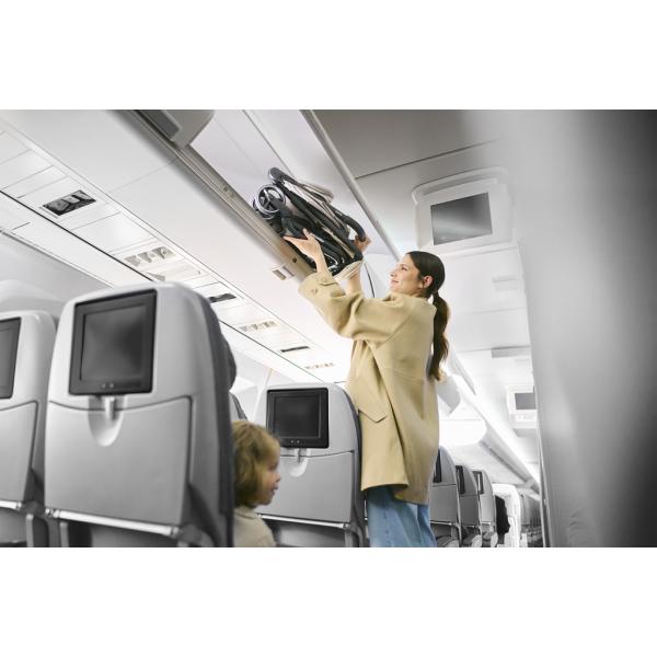 EASYWALKER Kočárek kombinovaný Rockey S Pure Black