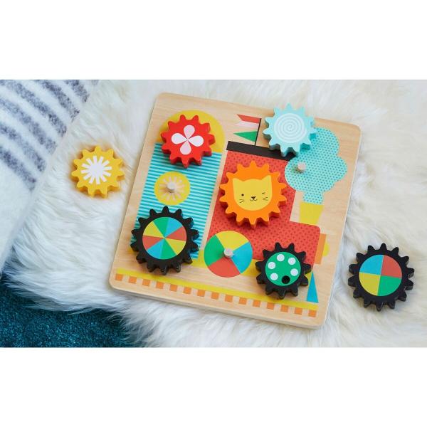Petit Collage Puzzle ozubená kolečka vláček (obrázek 4)