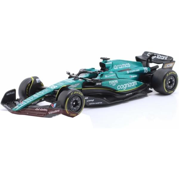 Bburago 1:43 RACE Formula F1 - Aston Martin AMR23 (2023) #18 Lance Stroll s řidičem