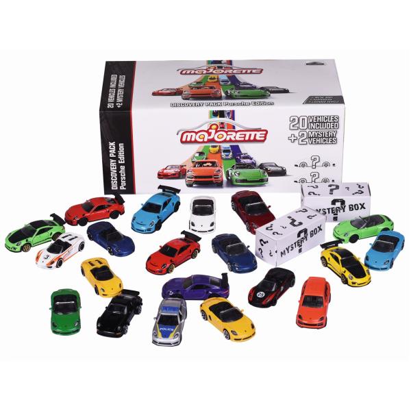Majorette - Porsche Discovery Pack 20+2 Auto, 212058601, + 3 Anni, Scala 1:64-image