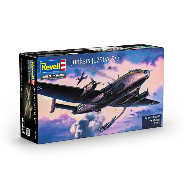 Plastic ModelKit letadlo 03754 - Junkers Ju 290A-5 'Seeadler' (1:72)