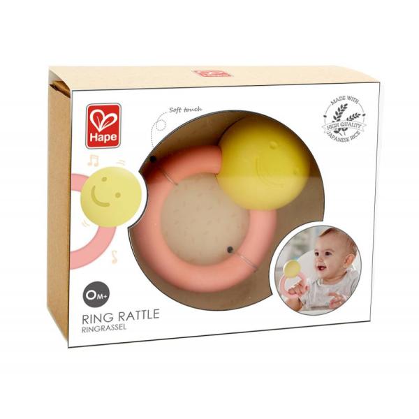 Hape ECO BABY - Chrastítko prstýnek (obrázek 3)