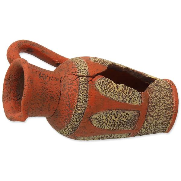 Dekorace Aqua Excellent Amfora oranžová 8,2×6,8x13cm