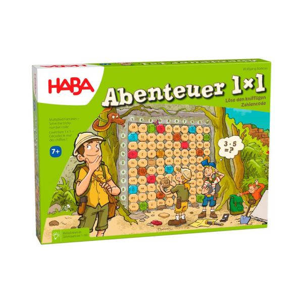 Haba Spoločenská hra pre deti Dobrodružná násobilka 1x1 od 7 rokov