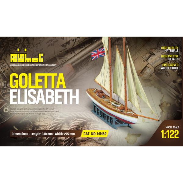 MINI MAMOLI Goletta Elisabeth 1:122 kit (obrázek 3)