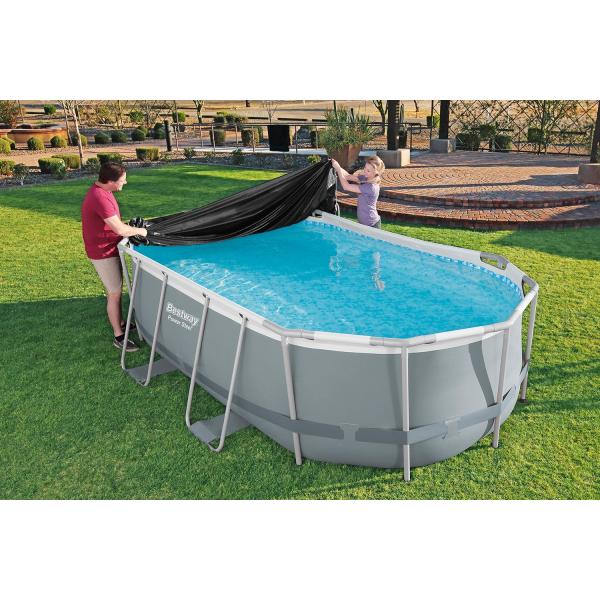 Bestway 58425 Krycí plachta oválná 427 x 250 cm, černá (obrázek 7)