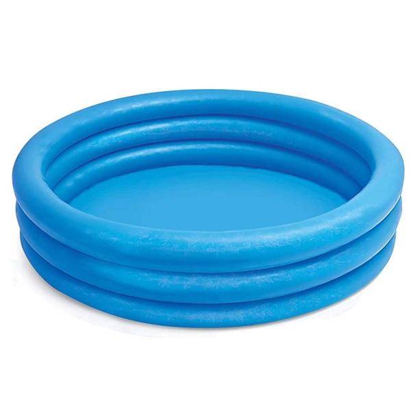 Intex 58446NP - Piscina Gonfiabile Crystal Rotonda, Vinile, Multicolore, 168X38 Cm-image