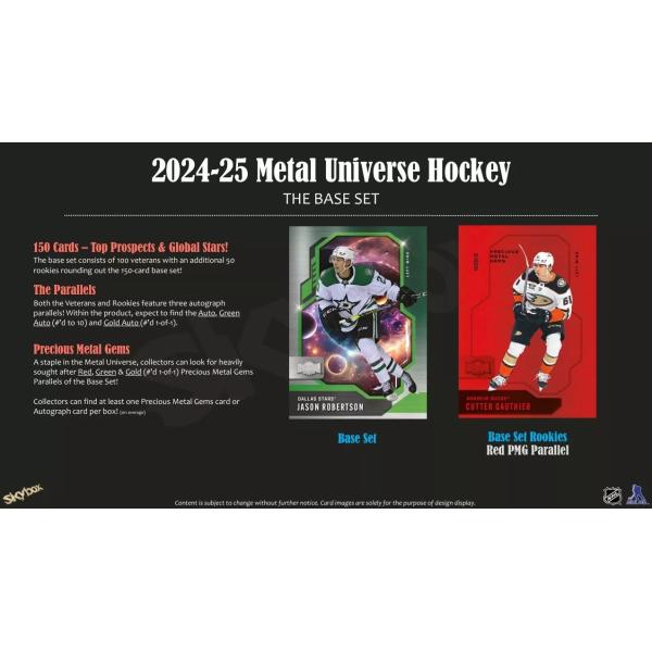2024-25 Upper Deck Skybox Metal Universe Hockey Hobby Balíček