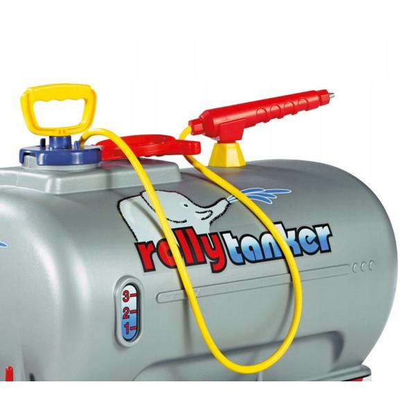 Rollytoys Rolly tanker s pumpou a stříkačkou 1osý – stříbrný