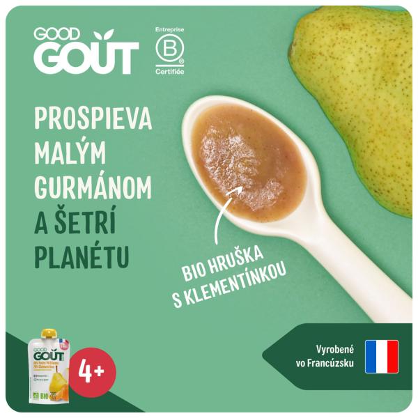 Good Gout BIO Hruška s klementinkou (120 g) (obrázek 3)