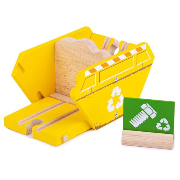Bigjigs Rail Kontajner recyklácie