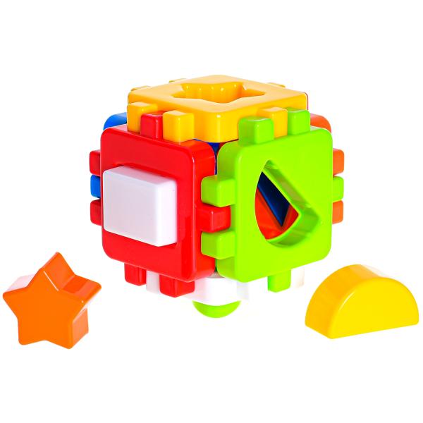 Kocka vkladacia geometrické tvary 8,5cm 12m