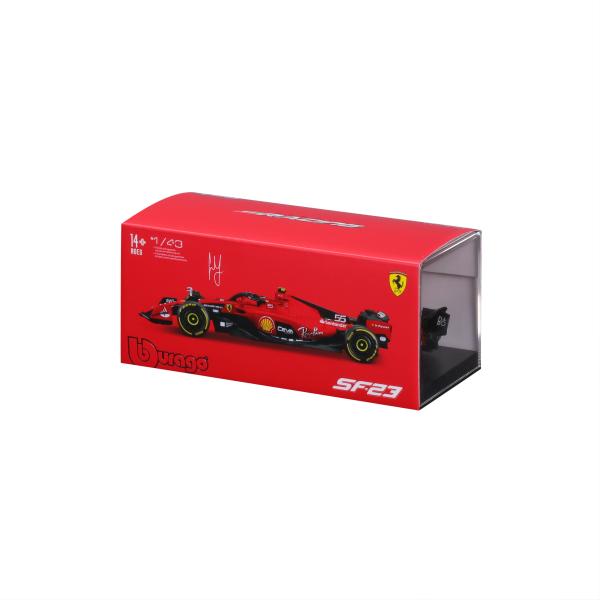 Bburago 1:43 Formula F1 Ferrari Scuderia SF-24 (2024) č.55 Carlos Sainz - s řidičem (obrázek 8)