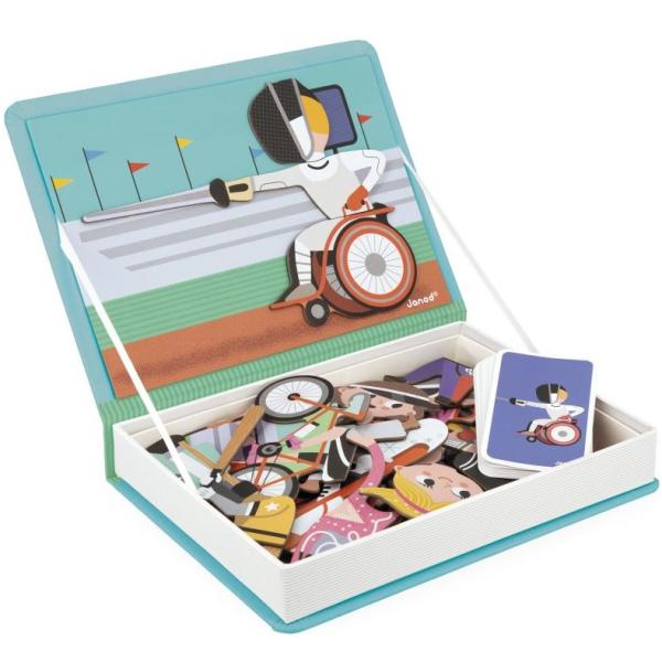 Janod Magnetibook Sport Magnetická kniha pro děti (obrázek 5)