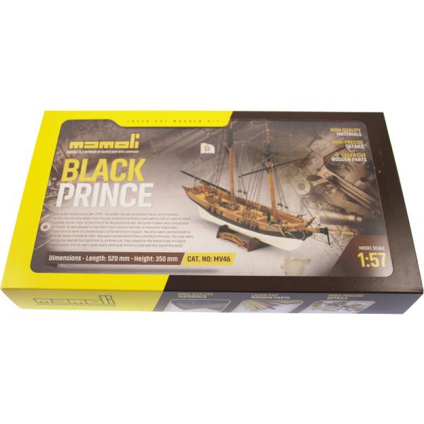 MAMOLI Black Prince 1774 1:57 kit (obrázek 3)