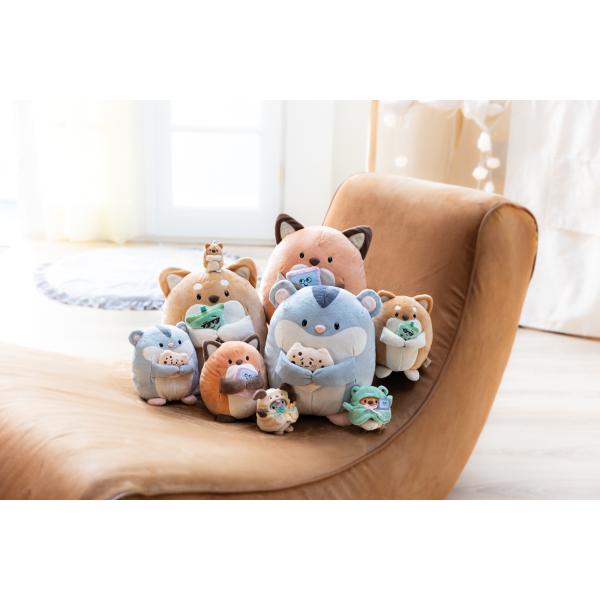 NICI plyš MyMochi Liška Geeks 8cm v kostýmu žabky a videohrou, set dárkové balení (obrázek 9)