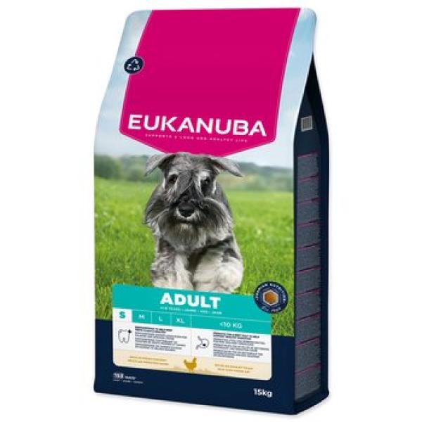Krmivo EUKANUBA Adult Small rich in fresh chicken 15 kg