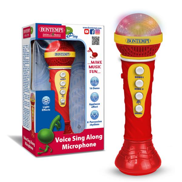 Bontempi Mikrofon Voice Sing-a-Long červený (obrázek 3)
