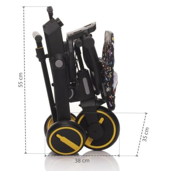 Tříkolka Nova 2, Racing Red (obrázek 9)