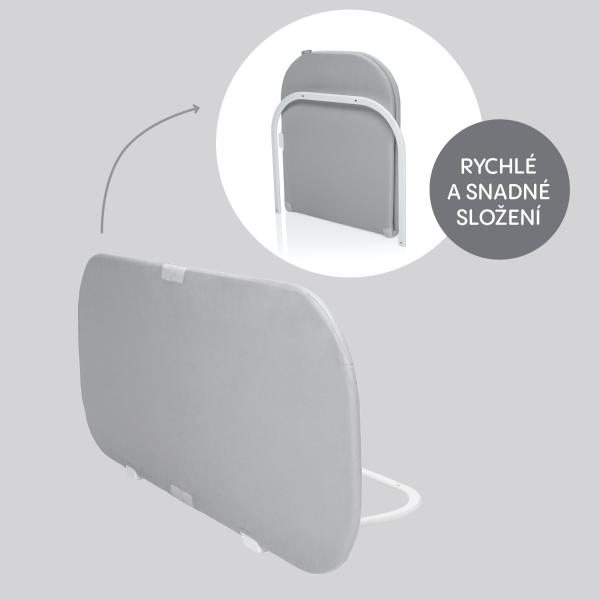 Zábrana na postel Monna Compact, šedá