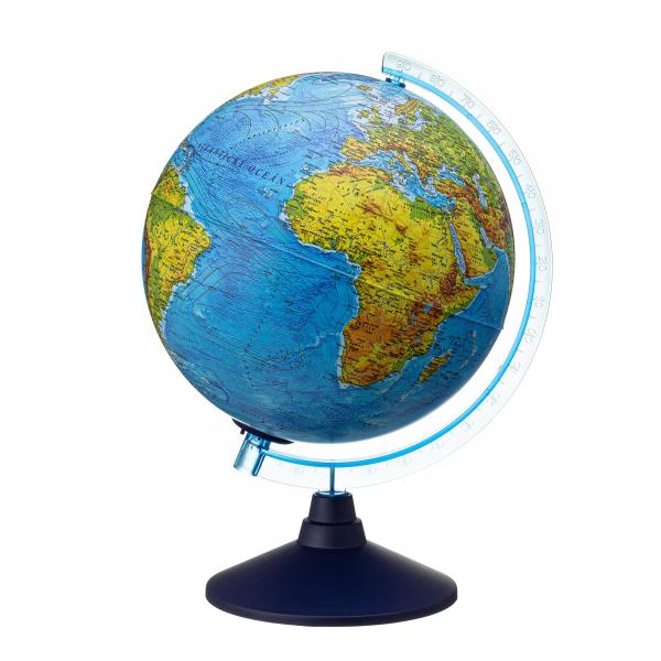Alaysky's 25 cm RELIEF Cable - Free Globe Physical / Political with Led  SK