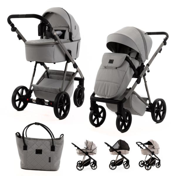 ADAMEX Kočárek kombinovaný Delta Natura Moon