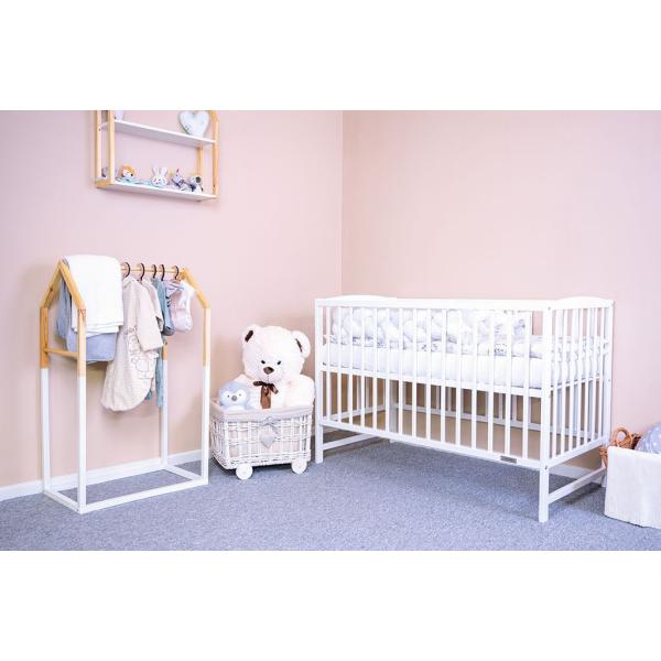 Dětská postýlka New Baby LILLY bílá (obrázek 3)