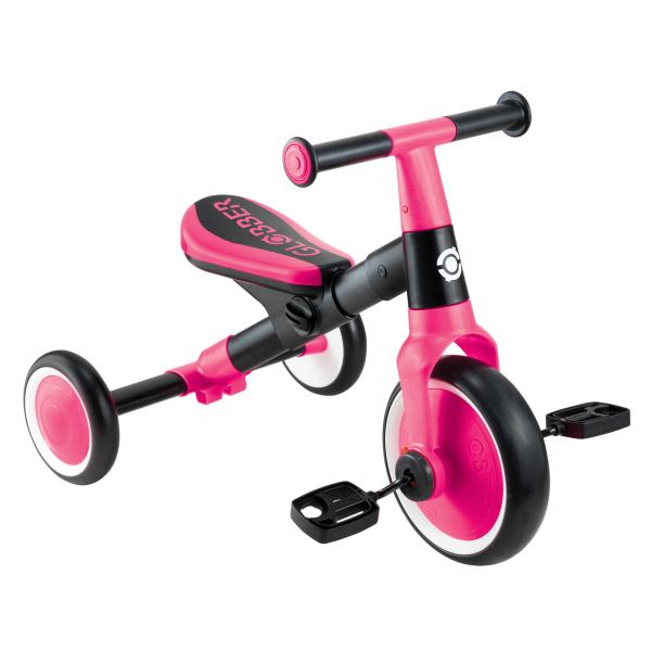 Globber dětské odrážedlo tříkolové - Learning Trike - Fuchsia Pink