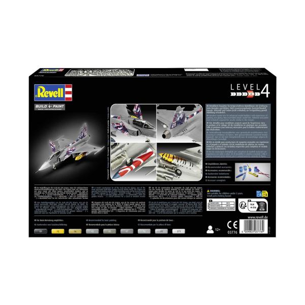 Plastic ModelKit letadlo 03776 - Saab JAS-39C Gripen (1:72) (obrázek 5)