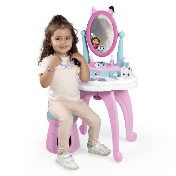 Smoby Gabby's Dollhouse 2v1 Toaletní stolek se stoličkou (obrázek 6)