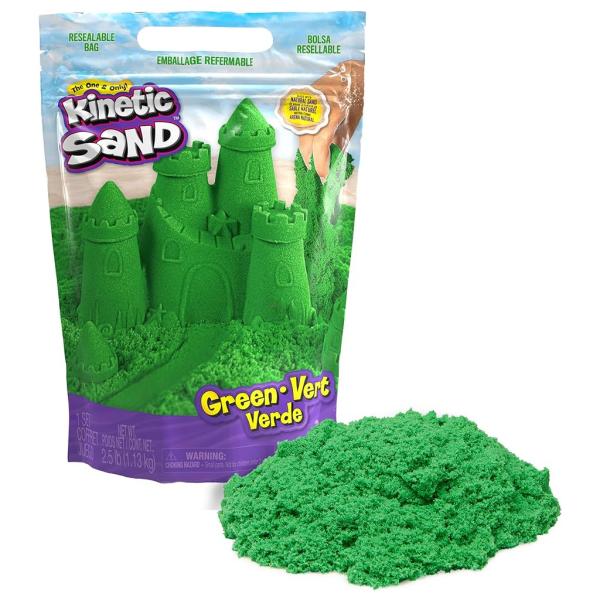 Spin Master Kinetic Sand balení zeleného písku 0,9 kg (obrázek 3)
