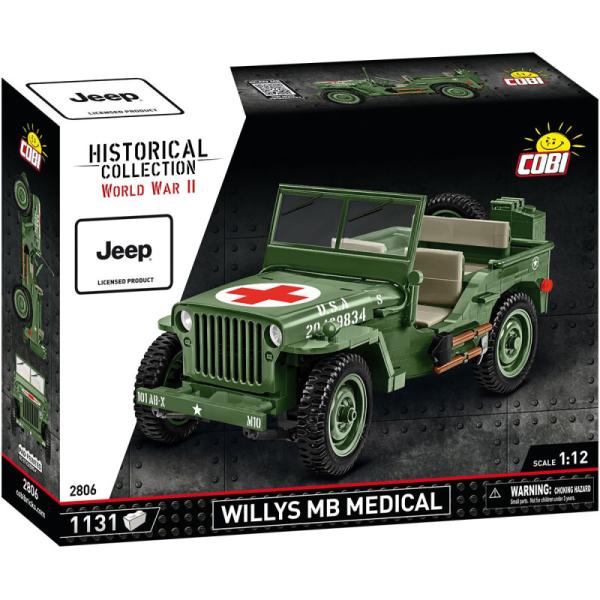 Cobi Willys MB sanitka 1:12, 1131 k