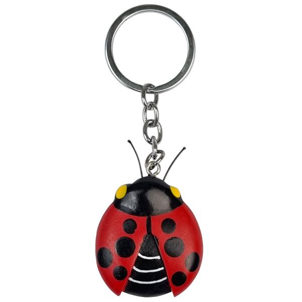 2Kids Toys Drevená kľúčenka Lienka