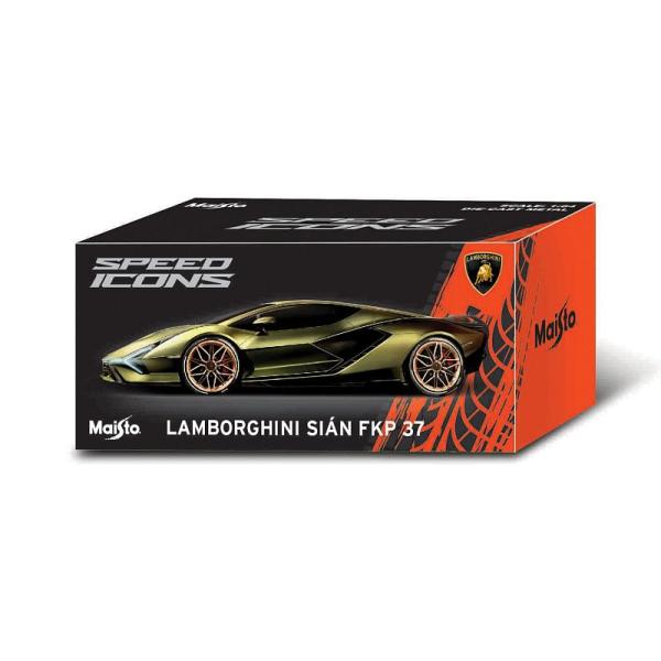 Maisto – Speed Icons – Lamborghini Sián FKP 37, matně zelená, 1:64