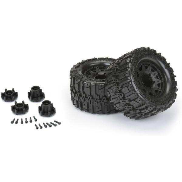 Pro-Line kolo 2.8", pneu Trencher HP Belted, disk Raid H12 černý (2) (obrázek 6)