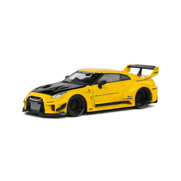 1:43 NISSAN GTR35 LBWK SILHOUETTE YELLOW 2019