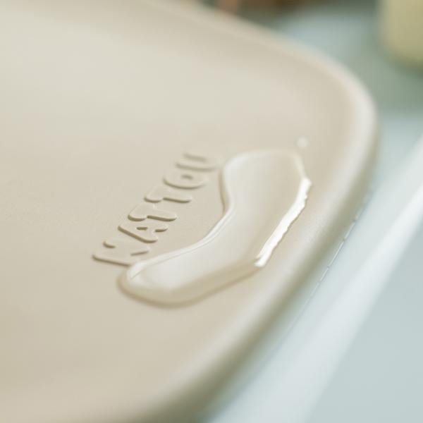 NATTOU Koš na pleny Dropy a přebalovací podložka Softy Beige 50×70 cm