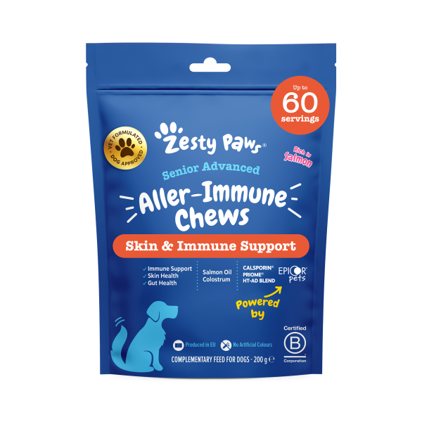 Zesty Paws Senior Advanced Allergy & Immunity Chews (60 ks) – funkční doplněk stravy