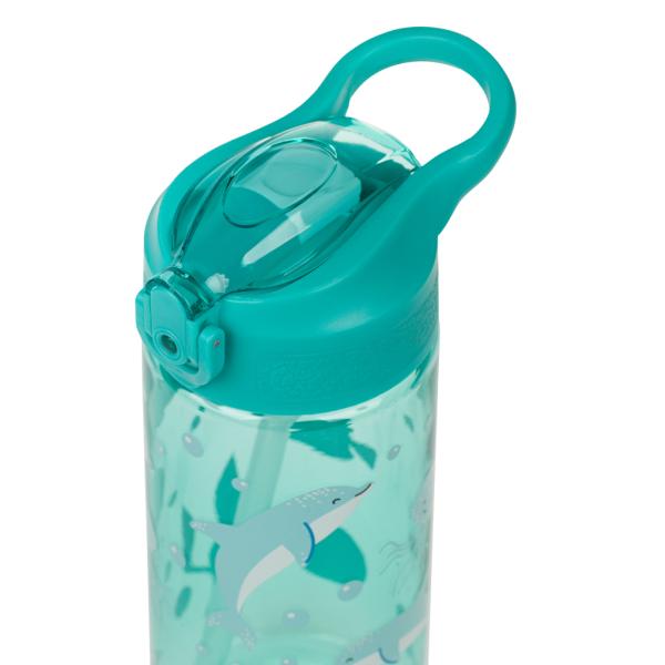 BAAGL Tritanová láhev na nápoje se slámkou Delfín, 500 ml (obrázek 3)
