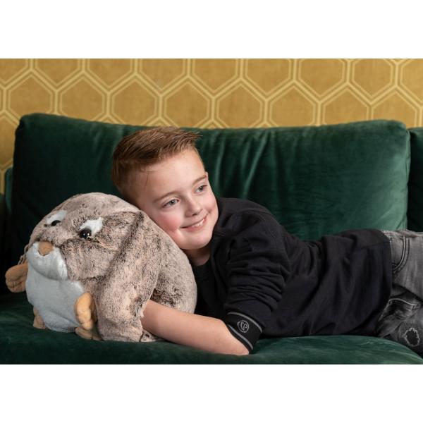 Cozy Noxxiez HW701 Zajíc – hřejivý plyšový polštář 3 v 1