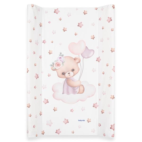 Přebalovací podložka Baby Mix Medvídek 47x70cm růžová